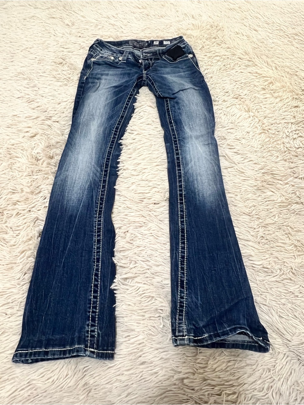 Miss Me Dark Blue Flare Jeans